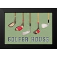 thumbnail image 2 of Reed, Tara 24x17 Black Modern Framed Museum Art Print Titled - Golf Days landscape II-Golfer House, 2 of 5