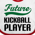 thumbnail image 4 of Inktastic Future Kickball Player Boys or Girls Baby Bib, 4 of 4