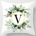 Eattic Deals of the Week Throw Pillow Covers Alphabet Decorative Pillow