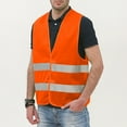 thumbnail image 5 of Men's Safety Vests with 2 High Reflective Strips for Traffic Work, Running, Surveyor and Security Guard, 5 of 7