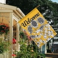 thumbnail image 3 of Spring Summer Sunflower Garden Flag 28x40 Inch Double Side for Outdoor Courtyard Garden Decor Flowers Welcome Holiday Flag for Outside Decoration, 3 of 6