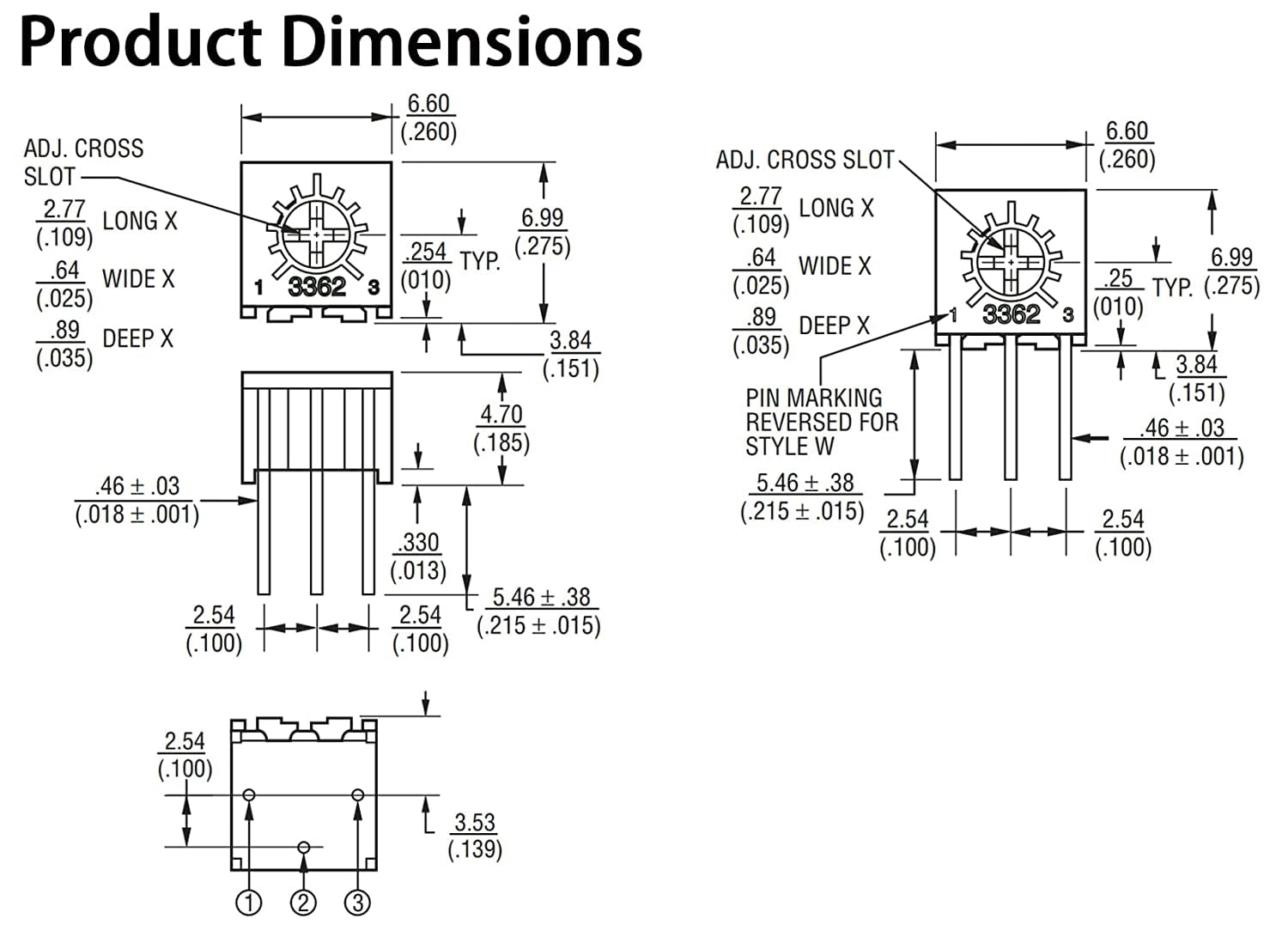 503362 single turn trimmer potentiometer set 100 500 125 1050 100 500 1 ohm breadboard resistors with plastic box for