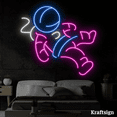 thumbnail image 2 of Craftnamesign Astronaut Neon Sign, Astronaut Wall Art, Astronaut Decor, 2 of 4