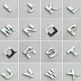 thumbnail image 6 of Walbest 1PC 3D Chrome Car Emblem Sticker Alphabet Letter Number Symbol Badge Decal, 6 of 7