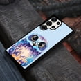 thumbnail image 4 of WIRESTER Shockproof Soft Rubber Cover Case for Samsung Galaxy S25 Ultra 6.8" 2025, Blue Owl On Light Blue Background, 4 of 5