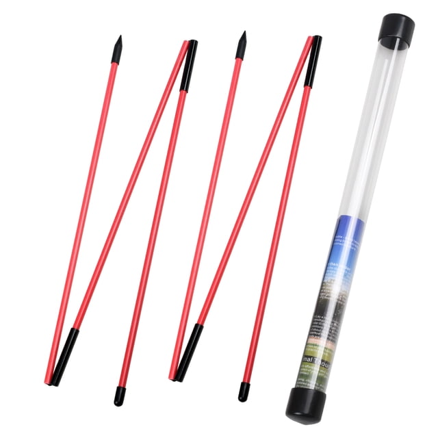 Golf Alignment Sticks 2 Sets 48inch Alignment Practice Rods Collapsible 6 Colors Golf Alignment Sticks Golf Swing Training Tools Red