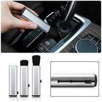 Car Air Conditioning Vent Cleaning Brush with Telescopic Bristles for Soft Removal of Dirt and Debris from Instrument Panels and Seams