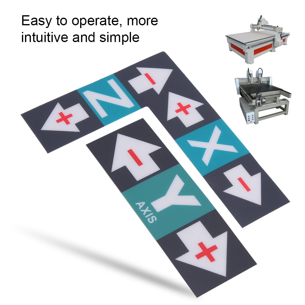 CHICIRIS 1 Set Label Sticker Plastic XYZ Marker Operation Instruction for Engraving Machine,Engraving Machine Printing Tool,Engraving Machine ...