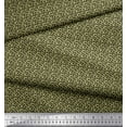 thumbnail image 3 of Soimoi Velvet Fabric Triangle Shirting Print Fabric by The Yard 58 Inch Wide, 3 of 3