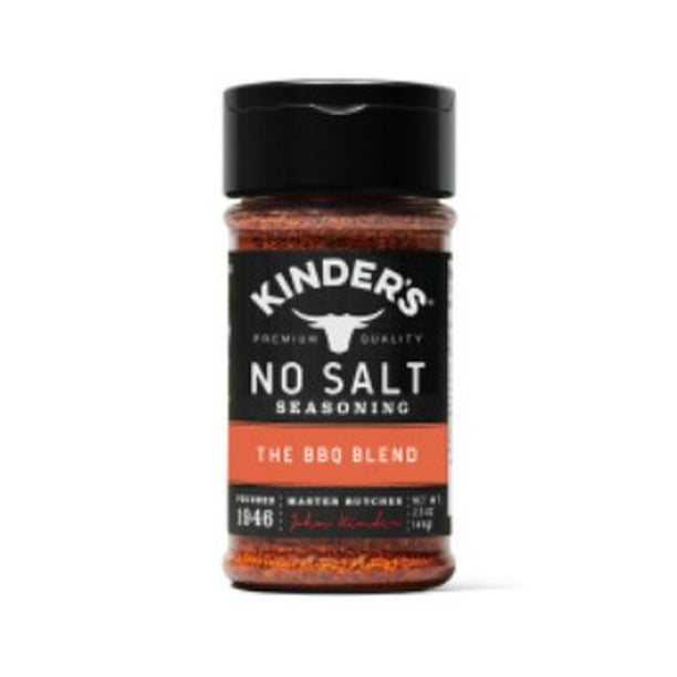 Kinder's No Salt The BBQ Blend Premium Quality Seasoning, 3.5oz