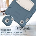 thumbnail image 4 of Shockproof Case for Samsung Galaxy Tab S6 10.5 2019 SM-T860/T865, Kids Friendly Heavy Duty Rugged Hybrid Protective Tablet Cover with Kickstand, Cornflower Blue, 4 of 8