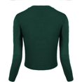 thumbnail image 3 of Urban CoCo Women's Cropped Cardigan V-Neck Button Down Knitted Sweater 3/4 Sleeve, 3 of 8