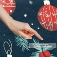 thumbnail image 3 of Merry Christmas Elements Xmas Baubles Pattern Entryway Rug, 2x3 Area Rug Indoor Door Mat Non-slip Washable Floor Carpet Rug for Bedroom Office Dining Room Bathroom, 3 of 7