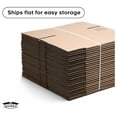 thumbnail image 7 of 12x10x8'' Brown/ Corrugated Cardboard Shipping Boxes 25-Pack | Mailing, Packing, Moving & Storage –Durable-Eco-Friendly, Recyclable-Made in the USA, 7 of 7