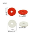 thumbnail image 3 of BIBABLYKE 90Pcs Piano Rings Gaskets, Soft Wool Felt Discs Piano Small Tuning Tools, Piano Felt Regulating Keyboard Balance Washers, 3 of 8
