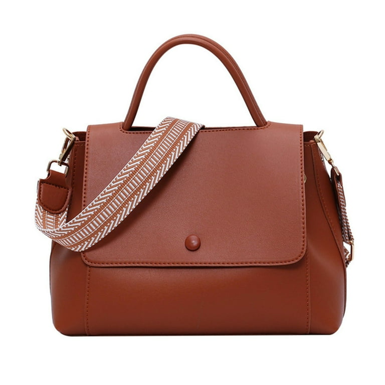 bevæge sig nok Drik vand Women Handbag Bag PU Leather Tote Bag Wide Strap Shoulder Bags Crossbody Bag For School Shopping Work Travel Brown - Walmart.com bevæge sig nok Drik vand Women Handbag Bag PU Leather Tote Bag Wide Strap Shoulder Bags Crossbody Bag For School Shopping Work Travel Brown - Walmart.com