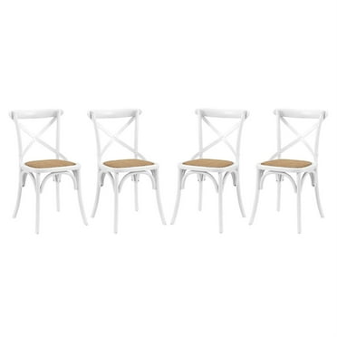 Ergode Gear Dining Side Chair Set of 4 - White