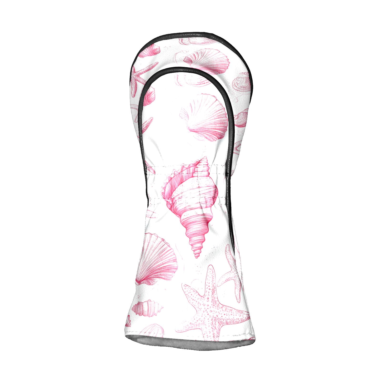 Golf Club Covers PU Leather Waterproof Head Covers for Fairway Woods Hybrids Dream Shell Starfish