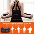 thumbnail image 2 of MesaSe 3 Warm Gears Cordless Heating Pad for Waist Back Lumbar Massaager with Heat  Heated Back Belt Warmer Lumbar Support  Rechargeable Heating Massage Belt Back Support Belt, 2 of 6