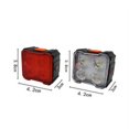 thumbnail image 2 of Luz para bicicleta recargable Luz de advertencia de la luz trasera del ciclismo luz de advertencia de la bicicleta por la noche, 2 of 5