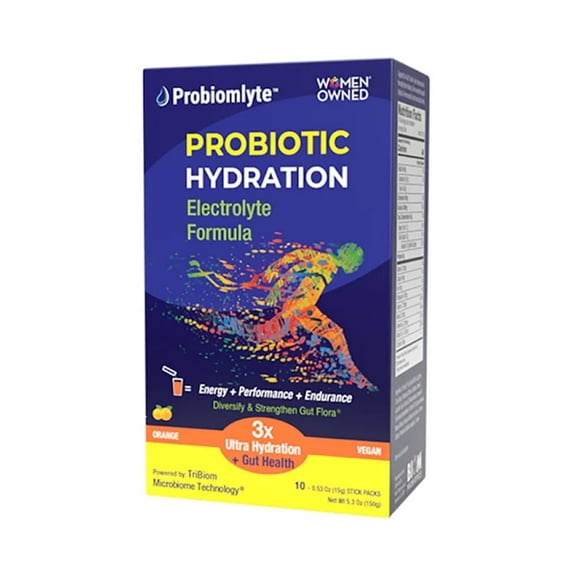Biom Probiotics Probiomlyte Electrolyte Powder, Orange, 10 Sachet Pack