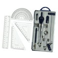 thumbnail image 1 of Siruishop Geometry Set Essential Geometry Tools Compass for Mechanical Engineer School Style B, 1 of 8