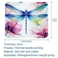 thumbnail image 5 of Dragonfly Printed Square Mousepad Desk Pad Desk Mat, 8.3x9.8 Inch, Non-Slip Rubber Bottom, Suitable for Office and Gaming, 5 of 6