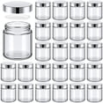 thumbnail image 1 of Frascos de vidrio Norme de 4 oz/120 ml con tapas redondas a prueba de fugas, 24 unidades, 1 of 7