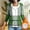 Green, variant on Full Zip Women'S Coats, Jackets & Vests Full Sleeve French Style Zip Mock Neck Green Windbreaker Retro Plaid Jackets Green,L