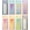Pastel, variant on Mr. Pen- Sticky Tabs, 1600 Pcs, Colorful Book Tabs, Transparent Sticky