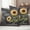 Gray, variant on Outdoor Pillow Covers 16 x 16 Inches, You Are My Sunshine Waterproof Throw Pillow Cover Set of 2, Yellow Sunflowers Cute Bees Heart Blue Decorative Square Cushion Covers for Patio/Tent/Couch/Garden