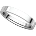 thumbnail image 5 of Platinum 3mm Flat Comfort Fit Band - Size 9, 5 of 9