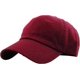 thumbnail image 1 of Low Profile Cotton Cap Men Ladies Baseball Cap Dad Hat Adjustable Unstructured Plain Cap(Burgundy), 1 of 4