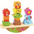 thumbnail image 1 of TOOKYLAND Wooden Animals Rocking Stacker - 13pcs Stacking Toy with Block Lacing String, Ages 2+, 1 of 9