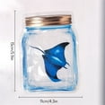 thumbnail image 3 of SLYNSHome Suncatcher Stickers,Glass Jar Shape Window Clings with Animals Pattern,Anti-Collision Window Decals to Save Birds,Prismatic Vinyl Window Clings,Rainbow Stickers, 3 of 7