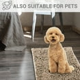 thumbnail image 2 of Hitime Soft Chenille Bath Rug Mat 20x30 Quick Dry Machine Washable Bathroom Runner - Ultra Absorbent Non-Slip Backing - Beige, 2 of 10