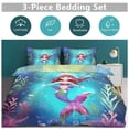 thumbnail image 6 of Ocean Cute Mermaid Bedding Set with Zipper Closure for Girls & Boys, 6 of 6