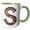 Green/White, variant on 3drose, Urban Image of Rusty Metal Monogram Letter S, 11oz Mug