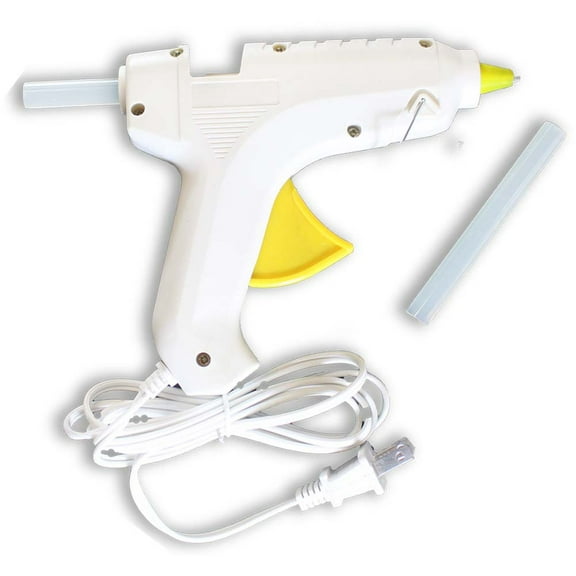 ARTIST'S BEST 7" (17.8 cm) Large Glue Gun | UL Rated for Safety | Includes 4" (10.2 cm) Glue Sticks | 120V, 60Hz | Quick Heat-Up | Ideal for Arts, Crafts & Home Repairs