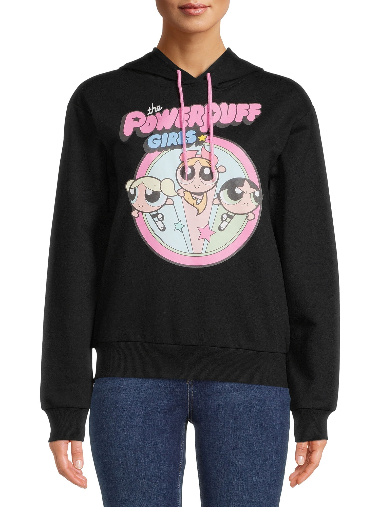 Licensed Graphics Powderpuff Girls Juniors Pullover Hoodie