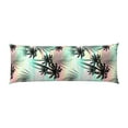 thumbnail image 2 of Picia Tropical Summer Palm Body Pillow Cover - Super Soft Microfiber 20x54 Body Pillow Case - Envelope Closure, Wrinkle, Stain Resistant Body Pillow Cover,Elegant Bedding, 2 of 8