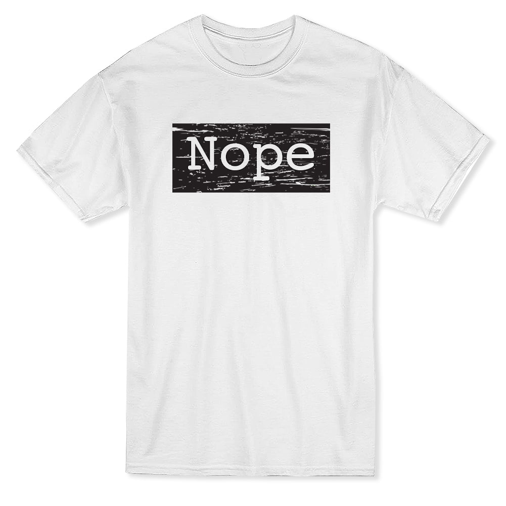 Nope Funny Men's White T-shirt | Walmart Canada Nope Funny Men's White T-shirt | Walmart Canada