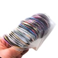 thumbnail image 2 of Haobase 30Pcs Striping Tape Line Nail Art Decoration Sticker DIY Nail Stickers Mix Color Rolls, 2 of 6
