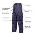 thumbnail image 3 of Rothco Deluxe EMT Pants - Navy Blue, 34, 3 of 4
