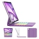 thumbnail image 1 of Funda con teclado BORIYUAN Magic para iPad Air de 11 pulgadas, color morado, 1 of 8