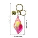 thumbnail image 2 of Cute Conch Keychain Colorful Large Conch Key Ring Car Key Decorative Backpack Keyring, 2 of 4