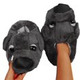 thumbnail image 6 of ZTTD Dog Design Novelty Slippers for Men and Women Cute Soft Animal Funny Home Indoor Winter Warm Floor Shoes Cartoon Gray, 6 of 7