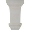 thumbnail image 3 of Ekena Millwork 3 1/2"W x 3 3/4"D x 6"H Mini Jefferson Wood Vintage Decor Corbel, Chalk Dust White, 3 of 5