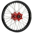 thumbnail image 4 of Tusk Impact Complete Wheel - Rear 18 X 2.15 Black Rim/Silver Spoke/Red Hub for Husqvarna Fc 250 2014-2025, 4 of 6