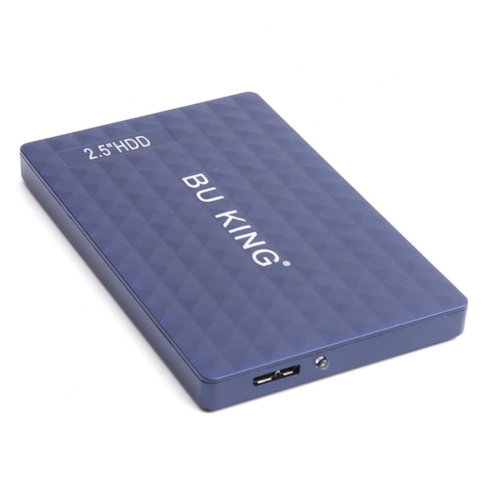 2TB Golden External Hard Drive,Slim External Hard Drive1TB 2TB Portable Storage Drive Compatible with PC Laptop and Mac
